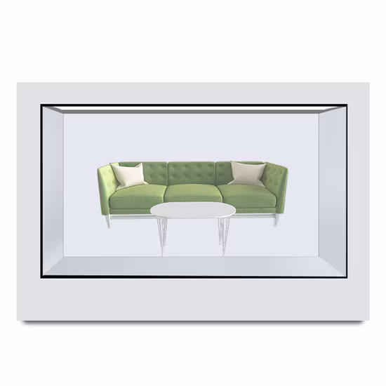 USB or Network WiFi See-Through Touch Screen LCD Transparent Display Media Player Digital Signage Box
