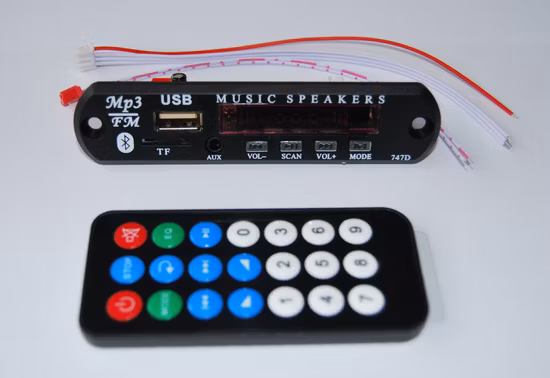 Car Audio Support MP3 FM Player with Bluetooth Decoder Board