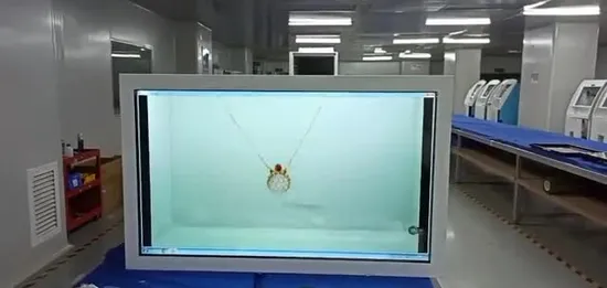 USB or Network WiFi See-Through Touch Screen LCD Transparent Display Media Player Digital Signage Box