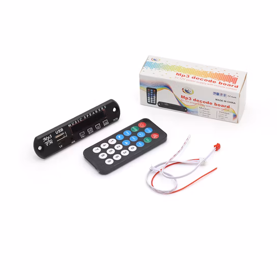 Car Audio Support MP3 FM Player with Bluetooth Decoder Board