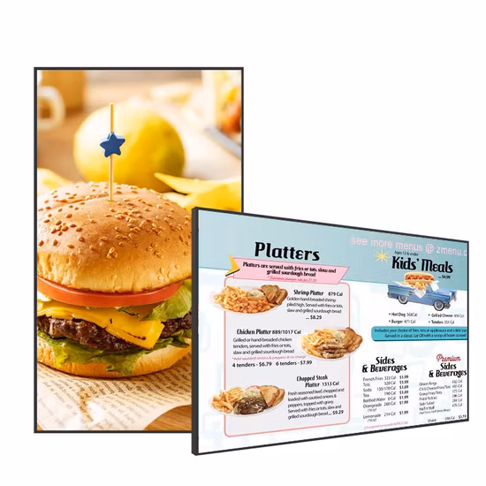 Backlight Integration Series Infrared Touch 178 Degrees Full Viewing Angle Wall Mount Digital Signage