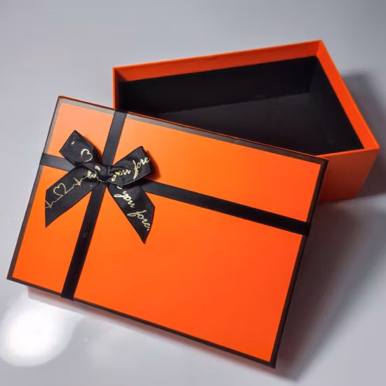Luxury Custom Logo Clothing Swimwear Dress Pants Wigs Packaging Box Gift Box with Ribbon and Satin for Hair Extensions Products